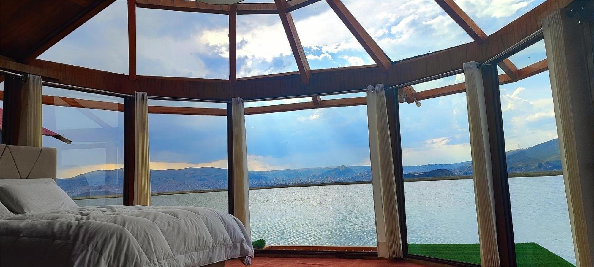 普诺Titicaca Habitacion Panoramica Vista Al Amanecer别墅 外观 照片