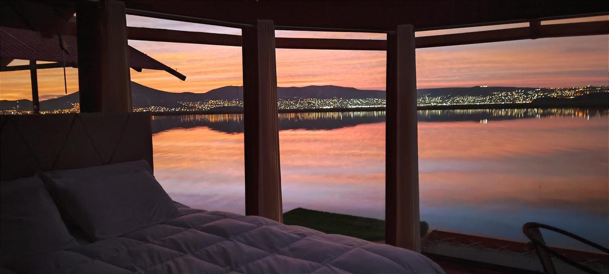 普诺Titicaca Habitacion Panoramica Vista Al Amanecer别墅 外观 照片