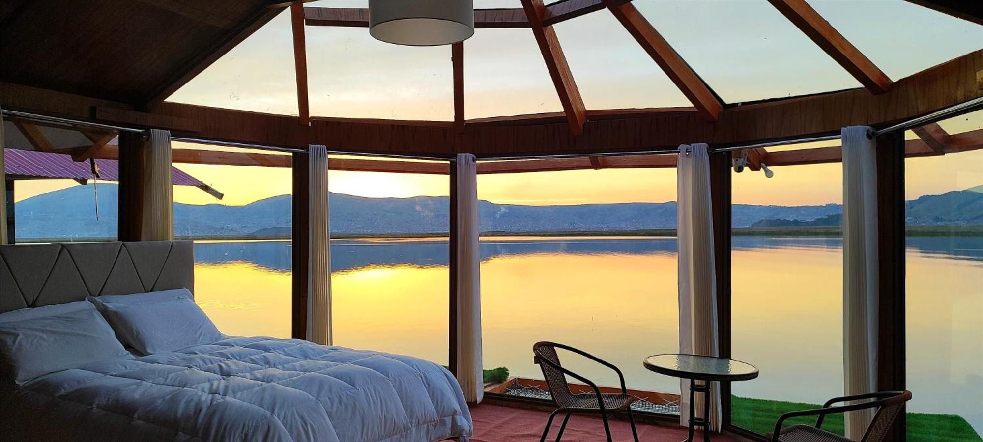 普诺Titicaca Habitacion Panoramica Vista Al Amanecer别墅 外观 照片
