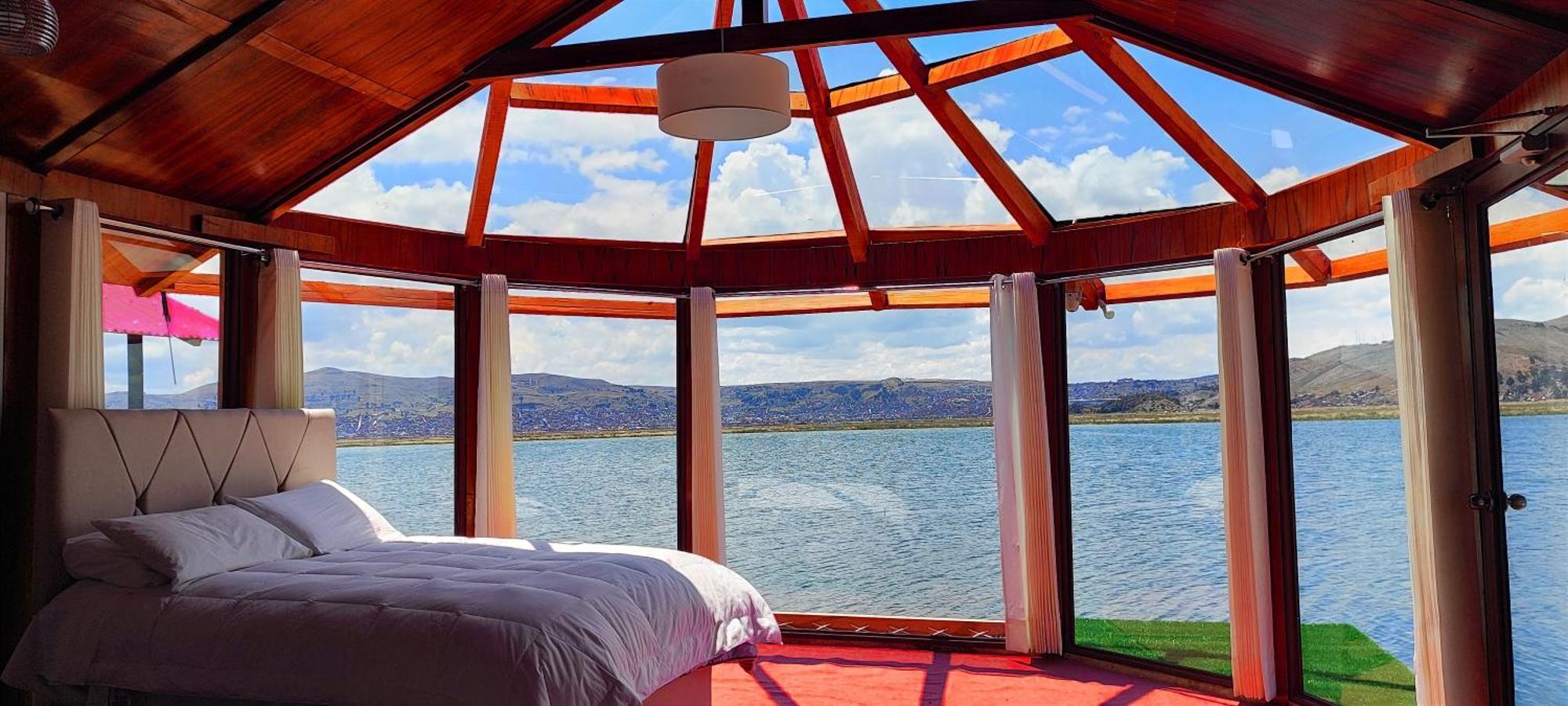 普诺Titicaca Habitacion Panoramica Vista Al Amanecer别墅 外观 照片